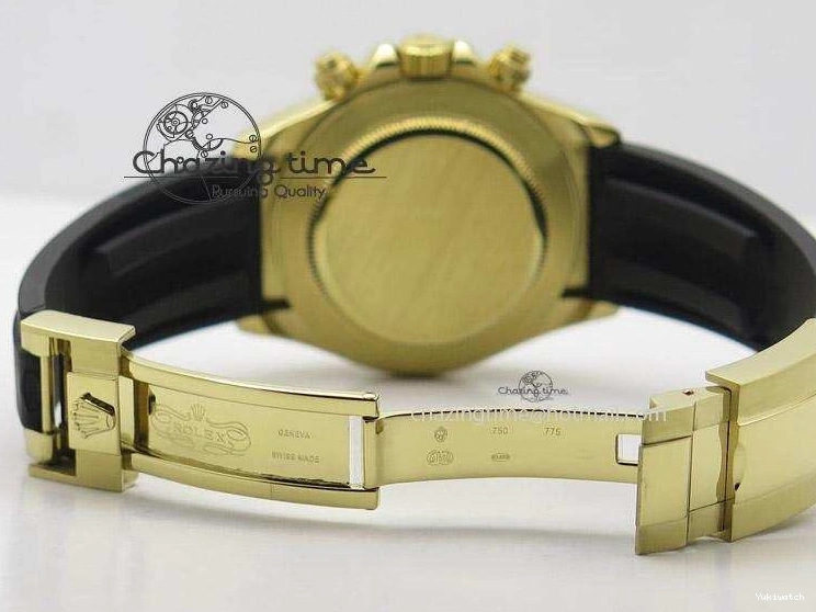 Maker Black A7750@6 Rubber BP Markers Sticks Daytona Gold Strap On Dial Subdial YG 0503
